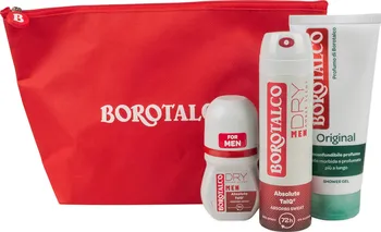 Kosmetická sada Borotalco Men Dry taštička 400 ml