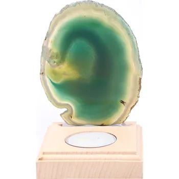 Svícen Magieprirody.cz Achátový svícen plát 10 cm - Top kvalita #675