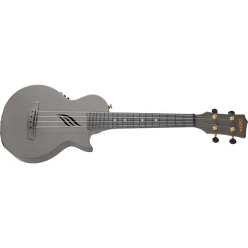 Ukulele CASCHA Ukulele Carbon Fibre Black Set EQ