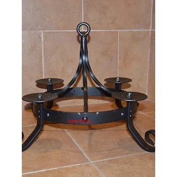 Svícen Kovový svícen Kruh 4