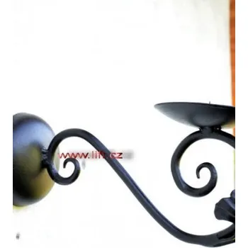 Svícen Kovaný svícen na zeď Pohádka