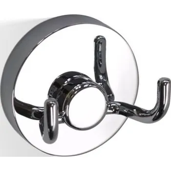 Decor Walther, Věšák háček na ručníky Decor Walther kulatý dvojitý chromový - Formadore