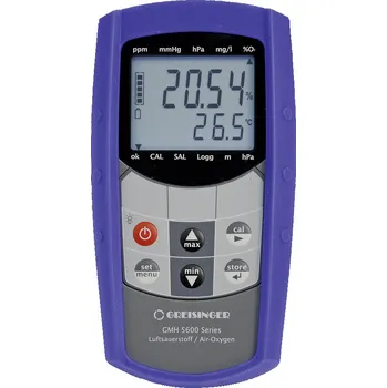 GREISINGER GMH 5690 Vodotěsný oxymetr pro měření koncentrace kyslíku ve vzduchu, bez elektrody