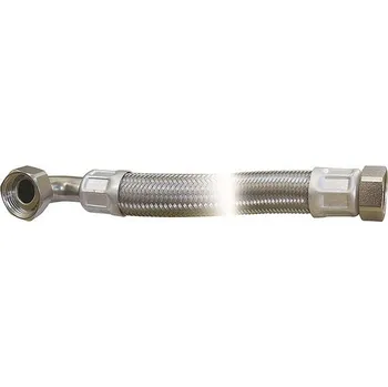 Nerezová hadice F1"xF1"koleno x30cm ⌀ 32mm