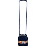 Sametová kabelka - Tmavě modrá