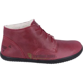 Dámská zimní obuv Angles Fashion Barefoot boty Angles Thales EV winter burgundy 39