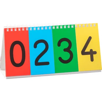 Dřevěná hračka AKTIV LERNEN Kroužkový pořadač (Place Value) 4 místa