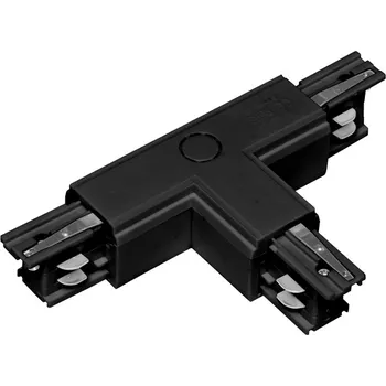 Ecolite TRACK T spojka na 3-fázové lišty, levá horní, černá TR-SPOJKA/T-3F/CR/L1