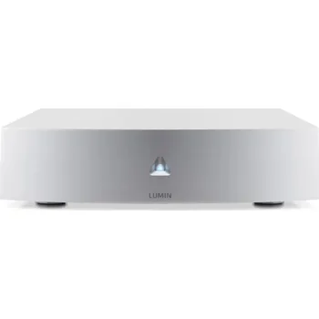 Hi-Fi Zesilovač Lumin AMP Stříbrná (Highendový koncový zesilovač ve třídě AB s výkonem 2 x 320 W na 4 ohmy, partner pro streamer X1)
