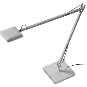 Lampička Flos F3311009 Kelvin LED, bílá stolní lampa na pracovní stůl, 8W LED 3000K, 48+58cm