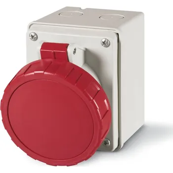 Elektrická zásuvka SCAME Zásuvka EUREKA 16A 5P IP67 nástěnná 527.1657