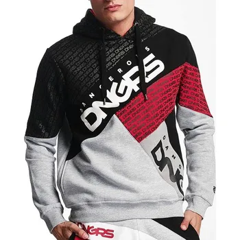 Pánská mikina Pánská mikina Dangerous DNGRS TOWER - šedá, černá, červená 3XL