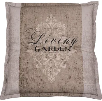 Podsedák GO-DE Textil Podsedák Living Garden, 1 kus / 2 kusy (podsedák na židličku, béžová)