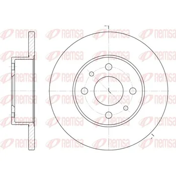 Brzdový kotouč Brzdový kotouč REMSA 6111.00