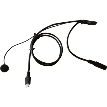 Sluchátka ZeroNoise FULL FACE USB-C CONNECTOR PRO TRENAŽÉR PIT-LINK s 3.5mm stereo konektor pro špunty do uší