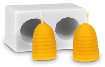 Výroba svíčky BE-EQ Silikonová forma včelí úly 4 cm
