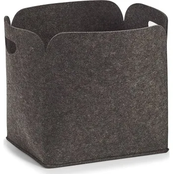 Zeller Present Filcový koš, 36 × 28 × 36 cm, filc, černá&nbsp;14369