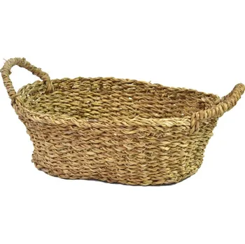 Úložný box Vingo Úložný košík z mořské trávy Rozměry (cm): 37x29, v. 13, s uchy 19