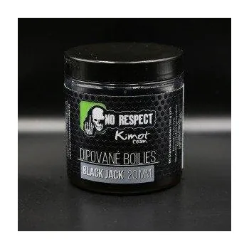 Boilies No Respect Black Fish Dipované boilies Black Jack (Krill) 24mm 150gr