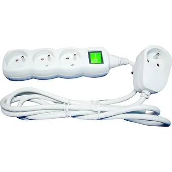 Elektrická zásuvka Prodlužovací přívod power split 3x zásuvka, 2m. 25215