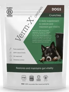 Antiparazitikum pro psa Verm-X Přírodní granule proti střevním parazitům pro psy