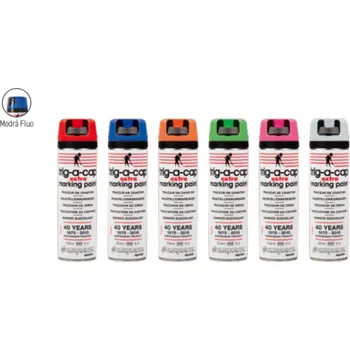 Barva ve spreji Ampere Ruční značkovací sprej Trig-a-cap EXTRA MODRÝ FLUO, bal. 1 ks