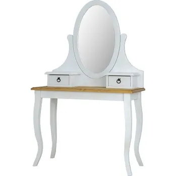 Toaletní stolek Toaletní stolek z masivu TOL 02 - K13 bělená borovice