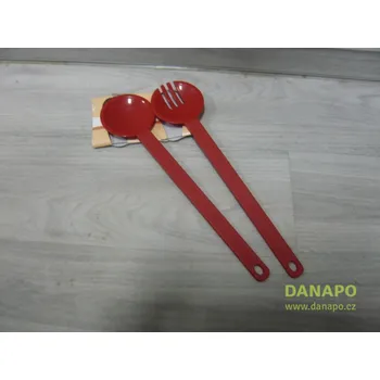 Příbor DANAPO Plastová lžíce vidlička na salát salátové příbory