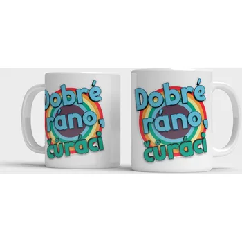 Hrnek Dobré ráno, č*ráci II - Oranžová