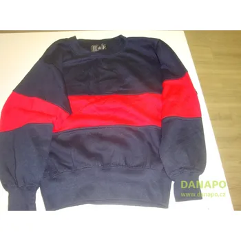DANAPO Dětská červenomodrá mikina vel. 130