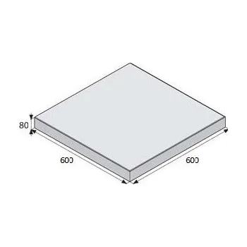 Dlažba BEST GIGANTICKÁ Přírodní 60/60cm velkoplošná dlažba METROPOL tl. 80mm