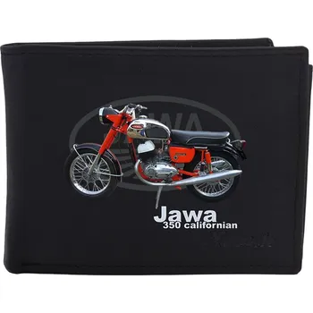 Peněženka STRIKER Luxusní kožená peněženka Jawa 350 californian