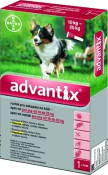 Antiparazitikum pro psa Bayer Advantix Spot-on pro psy