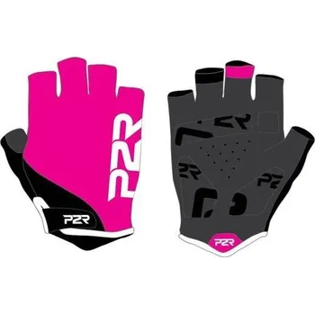 Cyklistické rukavice Rukavice P2R Zarria dámské rose pink-white S P20247
