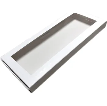 Jednodílná krabička bílá 28x12x2 cm