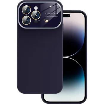 Pouzdro na mobilní telefon Měkké silikonové pouzdro na čočky pro Iphone 14 Pro Max fialové