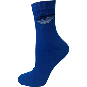 Pánská móda Sportovní ponožky tyrkysové s nápisem SPORT, Velikost: 35 - 37 (3 - 4), Barva: Tyrkysová