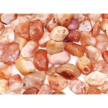 Drahý kámen Magieprirody.cz Tromlovaný kámen Karneol XL velikost 30 - 45 mm - Malawi #619 Množství: 1ks