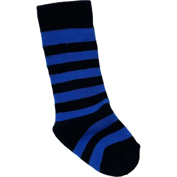 Dětské froté podkolenky modro - černé, Velikost: 13 - 14 (19 - 21), Barva: Modro - černé