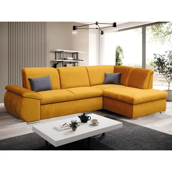 Sedací souprava Rohová sedací souprava LEJLA, hořčicová