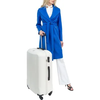 Kvalitní velký cestovní kufr L Paris ABS803A 0 bíly 116l Puccini