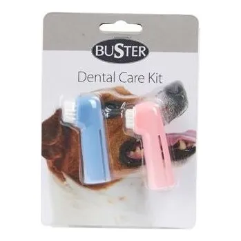 Péče o psí chrup Kruuse Jorgen A/S Zubní kartáčky na prst pro psy 2ks BUSTER