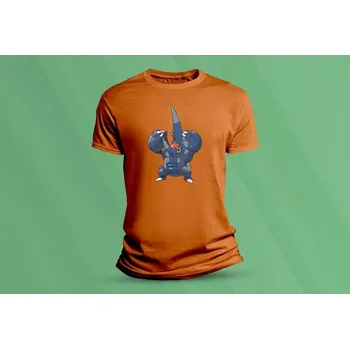 Chlapecké oblečení Dětské bavlněné tričko Pokémon Heracross. velikost 116 (5-6 let) Oranžová