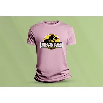Dětské bavlněné tričko Jurassic Park 3. Růžová velikost 152 (12-13 let)