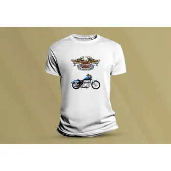 Chlapecké tričko Dětské tričko s potiskem Harley-Davidson 5 Bílá velikost 104 (3-4 roky)