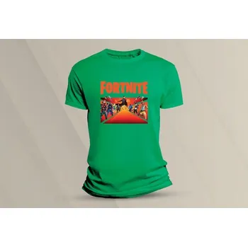 Dětské bavlněné tričko Fortnite 1 velikost 104 (3-4 roky) Zelená