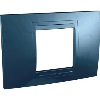 vypínač a zásuvka Allegro krycí rámeček 2-modulový Glacier