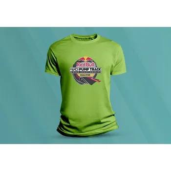 Chlapecké oblečení Dětské bavlněné tričko Red Bull Track. velikost S Lime