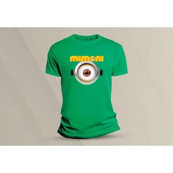 Dětské bavlněné tričko Mimoni 5. velikost 104 (3-4 roky) Zelená