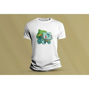 Dětské bavlněné tričko Pokémon Bulbasaur 2. Bílá velikost 116 (5-6 let)